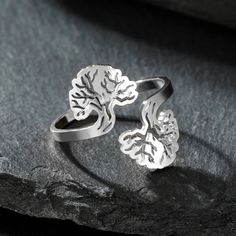 🌳 Spirit Tree of Life Protection Ring: Wiccan Jewelry for Strength and Balance 🌙 Discover the perfect blend of timeless symbolism and modern craftsmanship with our Spirit Tree of Life Ring. This stunning piece of pagan jewelry is designed to offer spiritual protection while symbolizing the Tree of Life, a powerful icon of growth, strength, and connection to the universe. Crafted from durable stainless steel, this protection ring is ideal for everyday wear, offering both beauty and resilience. Pagan Tree Of Life, Wiccan Protection, Pagan Tree, Spiritual Ring, Spirit Tree, Witch Ring, Wicca Jewelry, Tree Of Life Ring, Ring Tree