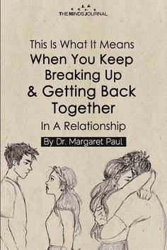 a book cover with an image of two people hugging and the title reads, this is what it means when you keep breaking up & getting back together in a