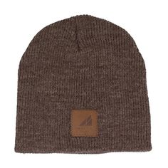 Our Acrylic/Wool Beanie is the perfect choice for the colder months! Our knitted design with 30percent Merino wool makes this a soft, warm, and stretchy option for braving the cold in style. Your purchase provides a purpose! Our hats are knitted in the USA by individuals with disabilities.100percent of the proceeds from each purchase helps to continue to provide essential services for these individuals. Color: brown cliffs. Gender: unisex. Age Group: adult. Pattern: Solid. Brown Beanie For Cold Weather In Fall, Cotton Beanie For Cold Weather In Fall, Brown Cotton Hat For Fall, Brown Knit Hat For Fall, Brown Soft Knit Beanie For Fall, Brown Wool Beanie For Fall, Fitted Brown Beanie For Winter, Cozy Brown Beanie For Fall, Knit Beanie For Outdoor Use In Fall