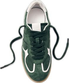 50th Clothing, Sustainable Leather, Green Sneakers, Green Suede, Suede Sneakers, Green Leather, Leather Sneakers, Forest Green, Ballet Flats