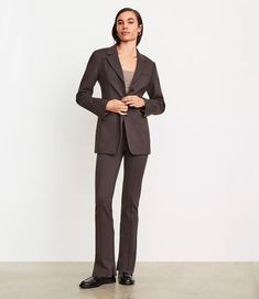 LOFT Versa Ponte Deluxe Sculpted Blazer Fitted Notch Lapel Versatile Blazer, Versatile Fitted Blazer, Versatile Fitted Fall Blazer, Modern Workwear Blazer With Structured Boning, Versatile Fitted Solid Color Blazer, Versatile Solid Color Fitted Blazer, Modern Fitted Blazer For Office Wear, Classic Elastane Blazer For Work, Modern Workwear Blazer