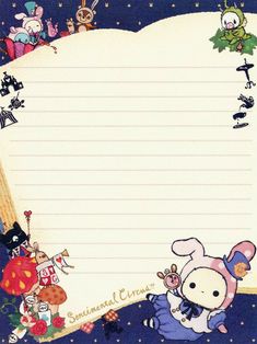 a cartoon character is holding an empty paper with writing on it and surrounded by other characters