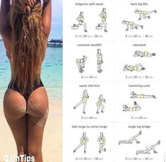 Pinterest Workout, Gym Antrenmanları, Buttocks Workout, Trening Fitness, Quick Workout Routine, Trening Abs