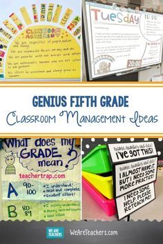 classroom management ideas for the fifth grade