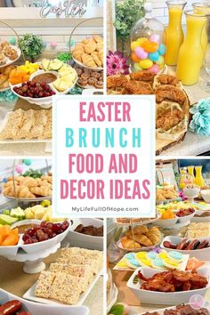 EASTER BRUNCH FOOD AND DECOR BUFFET IDEAS - Easter is such a wonderful holiday celebrating the resurrection of Jesus Christ and what way to celebrate with bright cheery colors. If you need even more ways to celebrate this day, our Easter brunch buffet is packed with food, menu, recipe ideas that your friends and family may enjoy. I share how you can use decor around your home for creating the special buffet set up. #easterbrunchideas # Easterbrunchbuffet #brunchideas Easter Sunday Brunch, Menu Recipe, Buffet Set Up