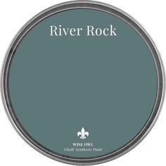 the river rock paint in dark green