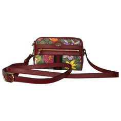 Gucci Ophidia Gg Flora Crossbody Bag Monogram Print Green & Red Web Dm20 You Won't Mind Downsizing The Amount You Take Out With You When You're Carrying Around This Mini Bag Featuring Gucci's Flora Pattern And Red Leather Detailing. Good Things Come In Small (Or Even Mini) Packages. Featuring A Floral Pattern, A Signature Three Stripe Detail, An Interlocking Gg Logo, A Monogram Print, A Top Zip Fastening And A Shoulder Strap. Front Zipper Pockets,Interior Open Pocket, Made In Italy Composition O Gucci Red Shoulder Bag For Travel, Gucci Red Bag With Removable Pouch, Gucci Red Shoulder Bag With Removable Pouch, Everyday Multicolor Gucci Shoulder Bag, Gucci Multicolor Shoulder Bag, Multicolor Gucci Shoulder Bag, Gucci Marmont Mini Bag, Gucci Marmont Super Mini, Gucci Disco