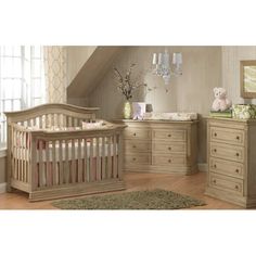 Once part of an exclusive Babies R Us nursery collection, This Baby Cache Montana Nursery Set includes the 4-in-1 convertible crib and the spacious 6-drawer dresser. The 4-in-1 Convertible Crib features a highly functional design that allows the crib to be transformed into a toddler bed, a daybed, and a full-size bed to accommodate your growing child (conversion kit and guardrail sold separately). The classic and timeless style of this collection makes it both easy on the eyes and the perfect Baby Nursery Furniture Sets, Best Baby Cribs, Wood Crib, Dresser Set, Dresser Sets, Crib Sets, Baby Nursery Furniture