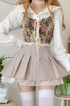 Coquette Girl, Angel Outfit, Cottagecore Outfits, Statement Jewellery, Feminine Aesthetic, Looks Style, Kawaii Fashion, Aesthetic Outfits