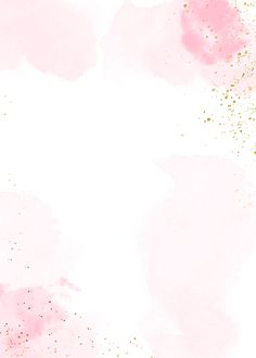 a pink and gold watercolor background with white space for text or image in the center