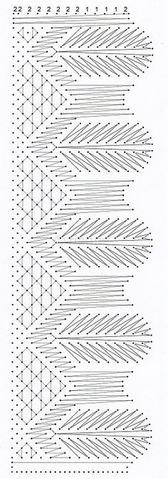 the diagram shows how many lines are drawn in different directions, and each line has an odd shape