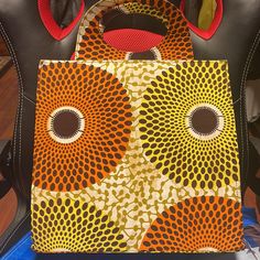 Ladies Custom Hang Bags Hang Bags, African Ankara, Hanging Bag, Brown Orange, Ankara, Shoulder Bags, Bag Lady, Shoulder Bag, Orange