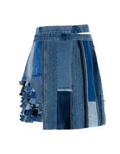 Here are your best blue skirt made from secondhand denim clothes. The composition is 100% cotton fabric.*The composition of the fabric may vary a little depending on the recycled materials. It is made in a patchwork technique to minimize our production waste. We use the pieces that would otherwise end up unused (leftover after producing regular collections).The loops, two side pockets, zip and button up fastening. These are unique patchwork skirt which combine great with tops , shirts, jackets a Unique Denim Skirt, Casual Reworked Denim Skirt, Upcycle Skirt, Fitted Upcycled Denim Skirt, Blue Reworked Denim Skirt, Patchwork Denim Skirt In Recycled Denim Blue, Vintage Denim Patchwork Skirt, Upcycled Denim Skirt, Deconstructed Denim