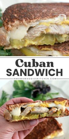 Let’s make dinner easy with a Cuban Sandwich, or Sandwich Cubano! With leftover pork roast, deli ham, Swiss cheese, and dill pickles, this quick weeknight dinner is a flavorful Mexican meal to make. Try it tonight! Sandwich Cubano, Cuban Sandwich Recipe, Slow Roasted Pork Shoulder, Panini Recipes, Sandwich Bar, Cuban Sandwich, Dinner Sandwiches, Healthy Sandwiches, Blank Slate