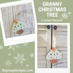 Granny Christmas Tree, Granny Christmas, Crochet Granny Stitch, Granny Stitch