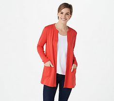 What's this? It's the chic cherry on top of any OOTD! It's an easy layering option for every occasion. From Isaac Mizrahi Live!TM. Rayon Pants, Button Front Cardigan, Cherry On Top, Button Cardigan, Isaac Mizrahi, Lace Blouse, Mandarin Collar, The Chic, Sweater Fashion