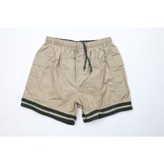 Vintage 90s Streetwear Mens Large Striped Lined Above Knee Cargo Shorts Trunks Mens Shorts Blemish front middle Mens size Large Measurements are: 15 inches across the waist laid flat 7 inch inseam 17.5 inches from top to bottom Beige Cotton US Shipping is Free Canada is $15 and International is $24 Check out my other items in my store! PR2135 Retro Shorts With Pockets For Streetwear, Summer Cotton Cargo Shorts For Sports, Retro Streetwear Bottoms With Built-in Shorts, Sporty Khaki Shorts For Streetwear, Sports Khaki Cotton Bottoms, Khaki Cotton Sports Shorts, Khaki Cotton Sports Bottoms, Sporty Cargo Shorts For Streetwear In Summer, Vintage Cargo Bottoms For Summer