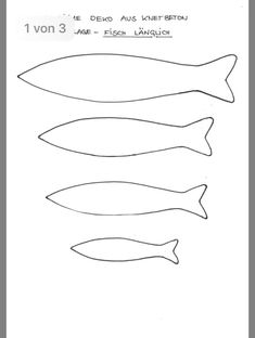 an image of three fish that have been cut out