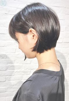 Shortest Bob Haircuts, Japanese Short Hair Bob, Japanese Short Haircut, ผมทรง Long Pixie, Japanese Short Hair, Hair Styels, Asian Short Hair, Peinados Fáciles Para Cabello Corto