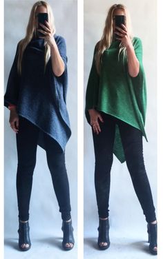 Classic poncho in two colors, green and jeans, perfect for any season, I recommend it. Composition: 18% wool, 55% acrylic, 20% polyester, 7% polyamide. Colors -green -jeans Universal size. Dimensions 82x82 cm When placing an order, please specify the color of the poncho. Trendy Batwing Sleeve Poncho For Fall, Oversized Green Poncho Casual Style, Trendy Oversized Poncho With Batwing Sleeves, Oversized Green Cape For Fall, Trendy Oversized Batwing Sleeve Poncho, Trendy Green One-size Sweater, Oversized Green Poncho For Winter, Green Long Sleeve Casual Poncho, Oversized Green Cape For Winter