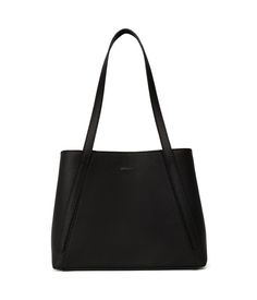 ZOEY Vegan Tote Bag- Purity | Matt & Nat USA Matt And Nat, Vegan Tote Bag, Windshield Glass, Matt & Nat, Vegan Bags, Black Doll, Recycled Bottles, Recycled Leather, Everyday Bag