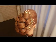 YouTube Side Updo Wedding Hair Tutorial, Romantic Updo Tutorial, Braided Updo Video, Elaborate Updo, Elaborate Braided Updo, Grow Hair, Ear Cuff, Cuff