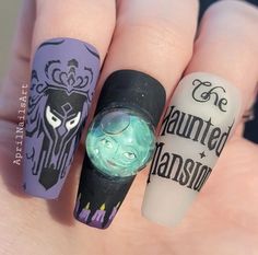 Snow Globe Nails, Cutesy Nails, Nightmare Before Christmas Nails, Broken Nails, Dip Nails, Awesome Nails