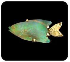 Fish Carving, Rings Opal, Opal Jewellery, Sea Life Jewelry, Crystal Opal, Art Nouveau Jewelry