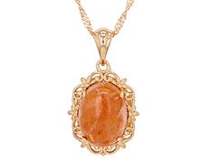 Timna Jewelry Collection��™ 16x12mm Oval Sunstone Solitaire Copper Pendant With 18" Singapore Chain. Measures Approximately 1.23"L x 0.71"W. 3.4mm bail. Lobster claw clasp with a 2" extender. Oval Jewelry With Lobster Clasp For Anniversary, Pendant With Chain, Copper Pendant, Copper Material, Copper Pendants, Cultured Pearls, Gemstone Colors, Lobster Claw, Loose Gemstones