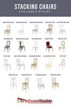 stacking chairs available in various styles and colors for different types of dining room chairs