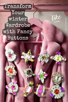 fancy buttons for winter outfits Clothes Decoration, Outfit Shop, Fabulous Clothes