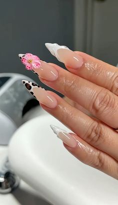 Valentine’s Day Nails Ideas, Long Almond Nails Designs, V French Tip, Vacay Nails, Birthday Pins, Nail Drawing, Fancy Nails Designs, Colored Acrylic Nails, Blush Nails