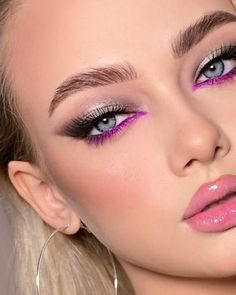 Make Up Designs, Purple Makeup, Makijaż Smokey Eye, Fancy Makeup, Bold Makeup