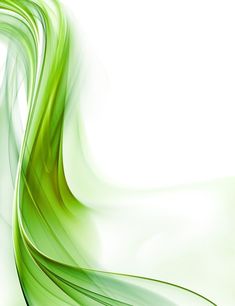 an abstract green and white background with wavy lines