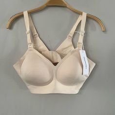 New With Tags Never Worn Fitted Nursing Bra For Loungewear, Nursing Bra For Loungewear, Fitted Beige Nursing Bra With Soft Touch, Fitted Soft Touch Beige Nursing Bra, Fitted Beige Soft Touch Nursing Bra, Cheap Loungewear Intimates With Built-in Bra, Beige Full Coverage Nursing Bra With Built-in Bra, Cheap Nursing Bra With Built-in Bra, Beige Full Cup Nursing Bra With Built-in Bra