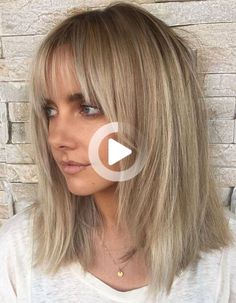 Sparse Bangs, Shoulder Length Hair Cuts With Bangs, Medium Length Hair With Bangs, Medium Hairstyle, Mid Length Layered Haircuts, Middle Hair, Layered Haircuts For Women, Medium Length Hairstyles, Medium Long Hair