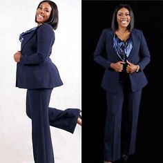 ad eBay - Navy Blue 2 Pcs Women Suit Plus Size Career Business Formal Wear Ladies Outfits - Buy Now, click the link (eBay) Plus Size Black Suits For Women, Plus Size Pants Suits For Women, Blue Notch Lapel Set For Workwear, Blue Notch Lapel Set For Work, Navy Notch Lapel Sets For Workwear, Navy Notch Lapel Workwear Sets, Professional Blue Workwear Sets, Professional Blue Sets For Workwear, Blue Long Sleeve Business Casual Sets