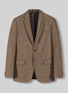 The Irish Brown Herringbone Tweed Suit will become the standard of business dressing and by far the most ubiquitous option. Crafted from wool, the Irish Brown color of the suit will surely influence a veteran dresser to buy the suit for building a sharp wardrobe. Whether you're acing it at the office, celebrating a love-filled wedding, or gracing an elegant affair, its flawless design keeps you cool, confident, and unforgettable.  Look Includes   Irish Brown Herringbone Tweed Fabric  Two Button Formal Tailored Tweed Sport Coat, Tailored Tweed Sport Coat For Formal Occasions, Timeless Tweed Sport Coat For Formal Occasions, Tailored Wool Tweed Jacket With Pressed Crease, Timeless Business Tweed Jacket With Herringbone Pattern, Timeless Tweed Jacket With Herringbone Pattern For Business, Timeless Tweed Jacket With Welt Pockets, Formal Tweed Blazer With Herringbone Pattern, Tailored Tweed Jacket With Herringbone Pattern For Semi-formal