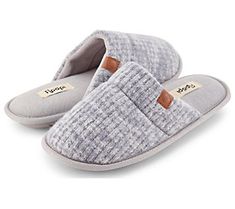 Whether you're kicking back on the sofa or stepping out for a breath of fresh air, stay comfortable and stylish when you're wearing the Shelly, a cozy slipper with a knit upper and a plush footbed. From Floopi. Comfortable Slip-on Slippers With Soft Texture, Cushioned Footbed Slippers For Lounging, Cushioned Slippers For Lounging, Comfortable Round Toe Slippers For Lounging, Comfy Slip-on Slippers For Lounging, Comfortable Cushioned Slippers For Loungewear, Comfortable Cushioned Slippers For Lounging, Super Soft Comfortable Lounging Slippers, Comfortable Cushioned Lounging Slippers