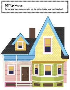 an image of a paper doll house