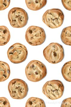 an image of many baked cookies on a white background