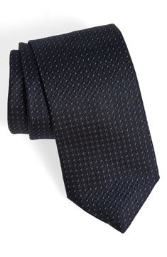 Small, neat geometries bring understated distinction to a tie crafted from Italian silk jacquard and styled to smarten any formal look. 3 1/2" width; 58" length 100% silk Spot clean Made in Italy Formal Look, Tie Crafts, Summer Wardrobe Essentials, Wedding Guest Shoes, Sneaker Slippers, Modern Shop, Sports Blazer, Baby Boy Shoes, Made Clothing