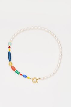 Pearl and mixed gemstone necklace – POMMIE Multicolor Pearl Jewelry With Gemstones, Elegant Multicolor Gemstone Beads Pearl Necklace, Elegant Multicolor Pearl Necklace With Natural Stones, Multicolor Pearl Necklace With Gemstone Beads, Multicolor Pearl Necklaces With Gemstones, Elegant Agate Beaded Necklaces With Colorful Beads, Elegant Agate Necklaces With Colorful Beads, Elegant Colorful Agate Beaded Necklaces, Elegant Agate Beaded Necklace