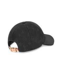 LOUIS VUITTON® - Lv First Cap - Black Luxury Adjustable Baseball Cap With Curved Visor, Luxury Snapback Baseball Cap, Luxury Adjustable Snapback Baseball Cap, Luxury Black Adjustable Hats, Luxury Adjustable Six-panel Hat, Louis Vuitton Hats, Luxury Adjustable Visor Hat, Louis Vuitton Baseball Cap, Luxury Black Cap