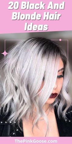 Blond Hair With Dark Shadow Root, Blonde With Black Shadow Root, Rooted Platinum Blonde Hair, White Hair Shadow Root, White Blonde Hair With Dark Roots, Platinum With Dark Roots, White Blonde Dark Roots, Platinum Hair With Shadow Root, Ice Blonde Hair With Dark Roots