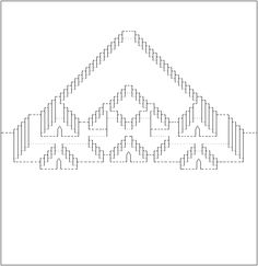 an image of a line drawing with lines in the shape of houses