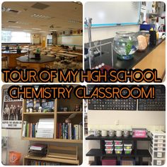 the tour of my high school chemistry classroom is in full view and it's amazing