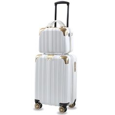 Read reviews and buy American Green Travel Melrose S 2-Piece TSA Anti-Theft Spinner Weekender Bag Luggage Sets White at Target. Choose from contactless Same Day Delivery, Drive Up and more. Elegant White Rectangular Luggage, Elegant Luggage With Sleeve For Trip, Elegant White Luggage For Travel, Elegant White Travel Luggage, Travel Security, Hardside Spinner Luggage, Spinner Luggage Sets, Luggage Shop, Green Travel