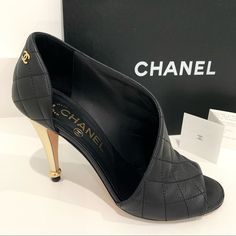 Authentic Chanel Boots Shoes Chanel, Chanel Boots, Chanel Shoes, Shoes Women Heels, Limited Time, Shoes Heels, Chanel, Size 7, Women Shoes