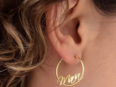 💫 Elevate your style with our Personalized Name Hoop Earrings! 💫 Crafted from high-quality 925 sterling silver, these customizable hoop earrings let you showcase your unique name or initials in elegant fashion. Their sleek, modern design makes them a versatile accessory for any outfit, adding a personal touch to your look. Whether you're treating yourself or looking for a thoughtful gift, these earrings are sure to make a memorable statement. 🌟 Name Hoop Earrings, Custom Silver Jewelry, Unique Name, Lace Tattoo, Unique Names, Jewelry Earrings Hoops, Elegant Fashion, Personal Touch, Favorite Jewelry